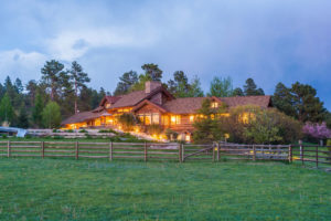 evenign view of home from afar