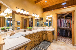 countertop in bathroom
