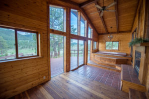 large windows in great room