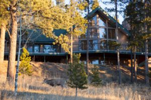 front of home from distance