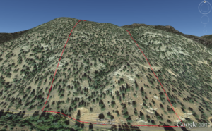 aerial view with horizon