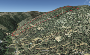 aerial view with horizon