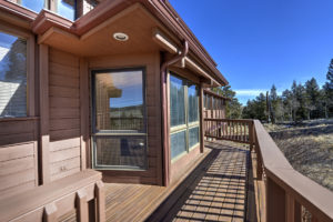 Deck and sunroom