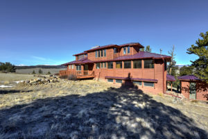 Two story house at a distance