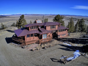 aerial  of ranch