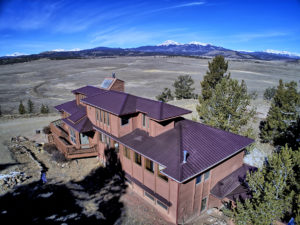 aerial  of ranch