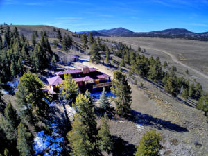 aerial  of ranch property