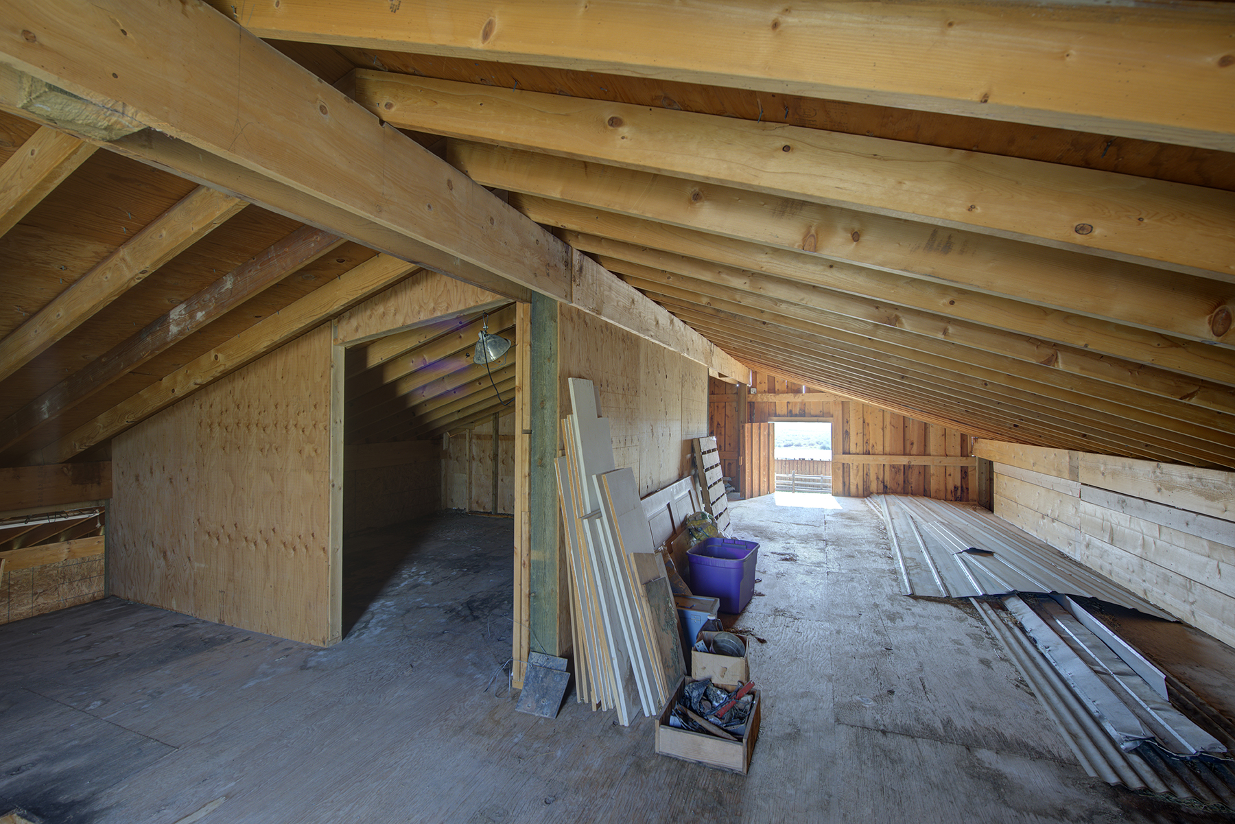 45 inside barn
