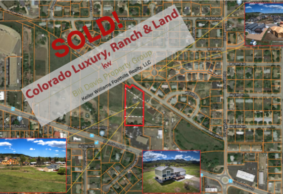 aerial view with property lines