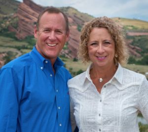 Bill Davis and Helene Desmarais