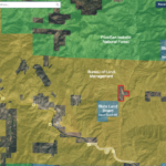 Bager Creek Pub Lands Map