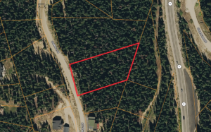 satellite view with property lines