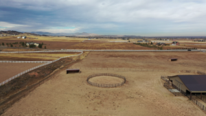 Round Pen & Loafing Sheds