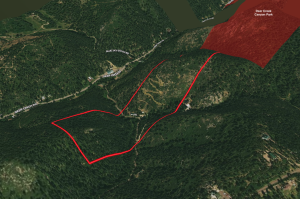 aerial perspective looking west