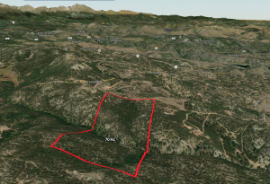 aerial perspective to north