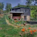 view back of house:hot tub