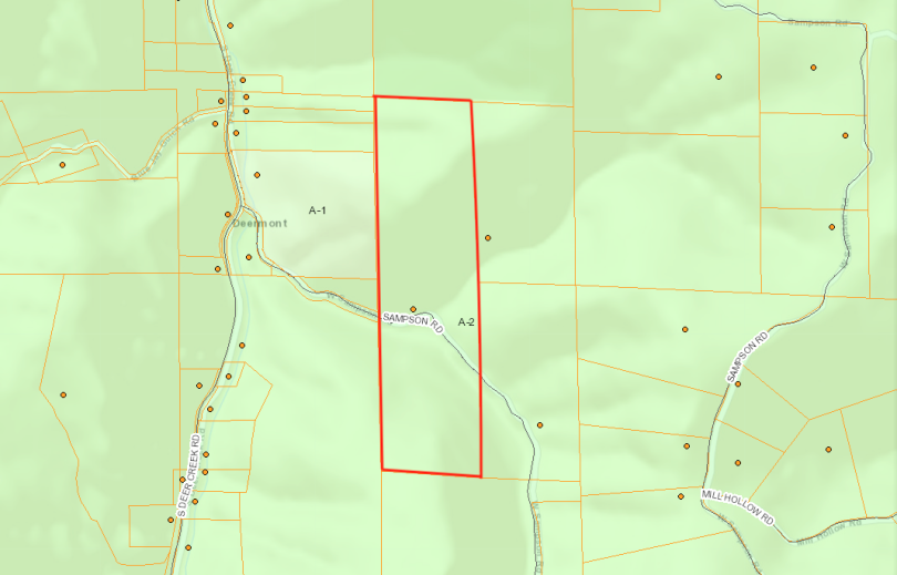 zoning map Colorado Ranch and Land