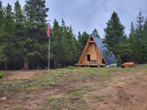 broader view of a frame setting