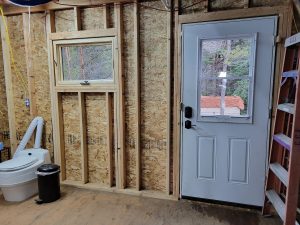 back window and door