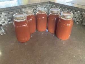 Jars of Tomato sauce