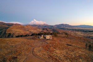 contemporary home upon 74 acres