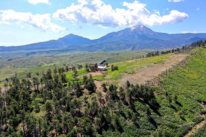 spanish peaks in background