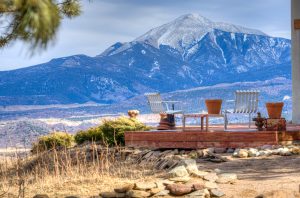 east spanish peak from the deck
