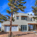 Exterior – zoom in garage bldg