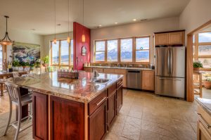 view out kitchen windows