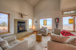 living room fireplace