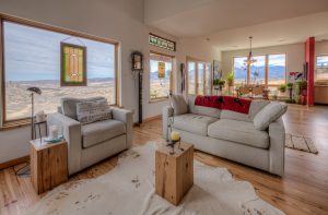 living and dining rooms