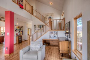 Living room & stairs