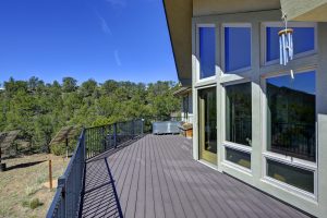 back deck of house