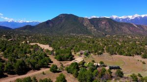Aerial View of home and Howard mtn
