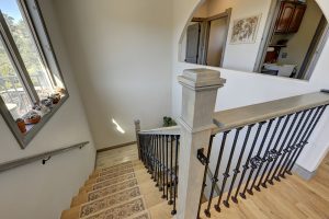 stairwell to lower level