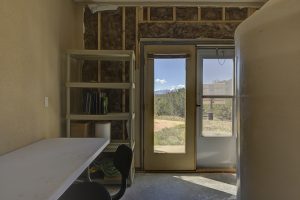 utility room with outside door