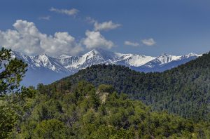 view of sangre de cristo range