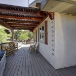 view of wrap around front deck