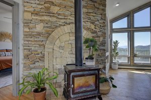 fire stove living room