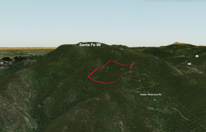 3D of property upon Santa Fe Mt.