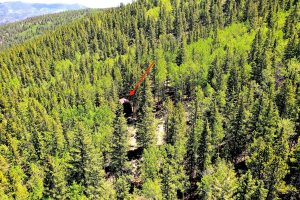 encampment in the forest