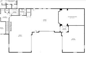 garage floor plan