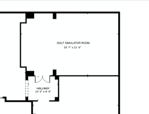 simulator room floor plan