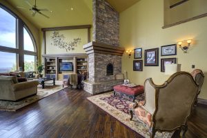living room and sitting area