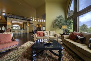 from the living room