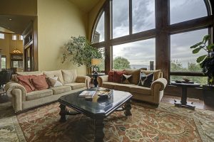 view from living room windows