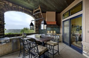 outdoor kitchen