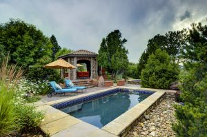 pool and gazebo