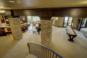 rec room view from stairs