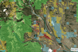 surrounding public lands map